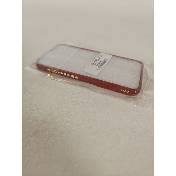 Samsung Galaxy S23 "Hearts" Rubber Red Texture Case Cover NEW - Picture 9 of 9